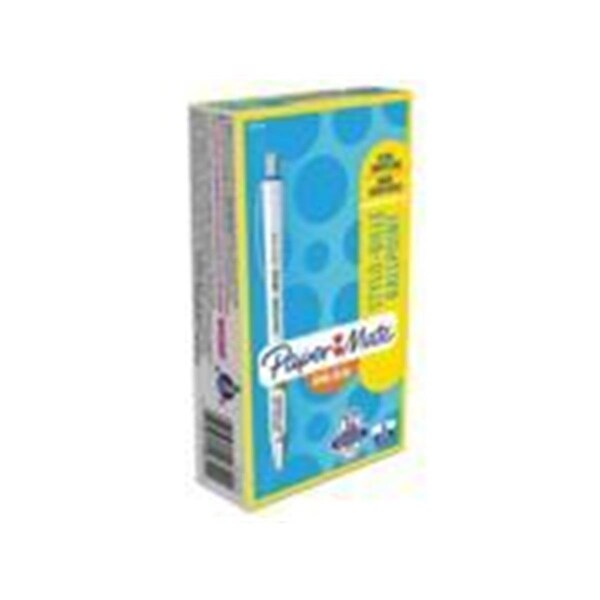 Sanford PAP1951346 1 mm Inkjoy 700 Rt Retractable Ballpoint Pen Dozen; Blue Ink-White Barrel 1951346 - main
